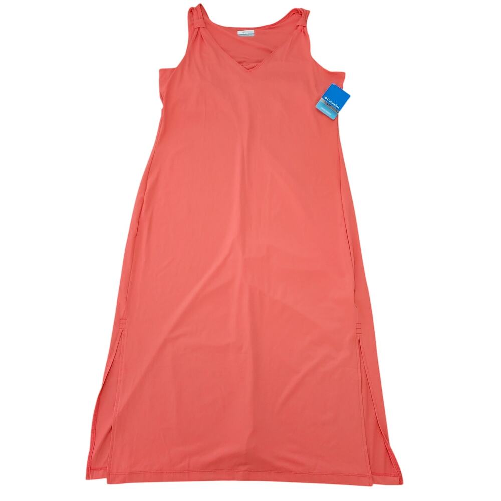 NWT Columbia Chill River Midi Dress Watermelon Pink Size 1X